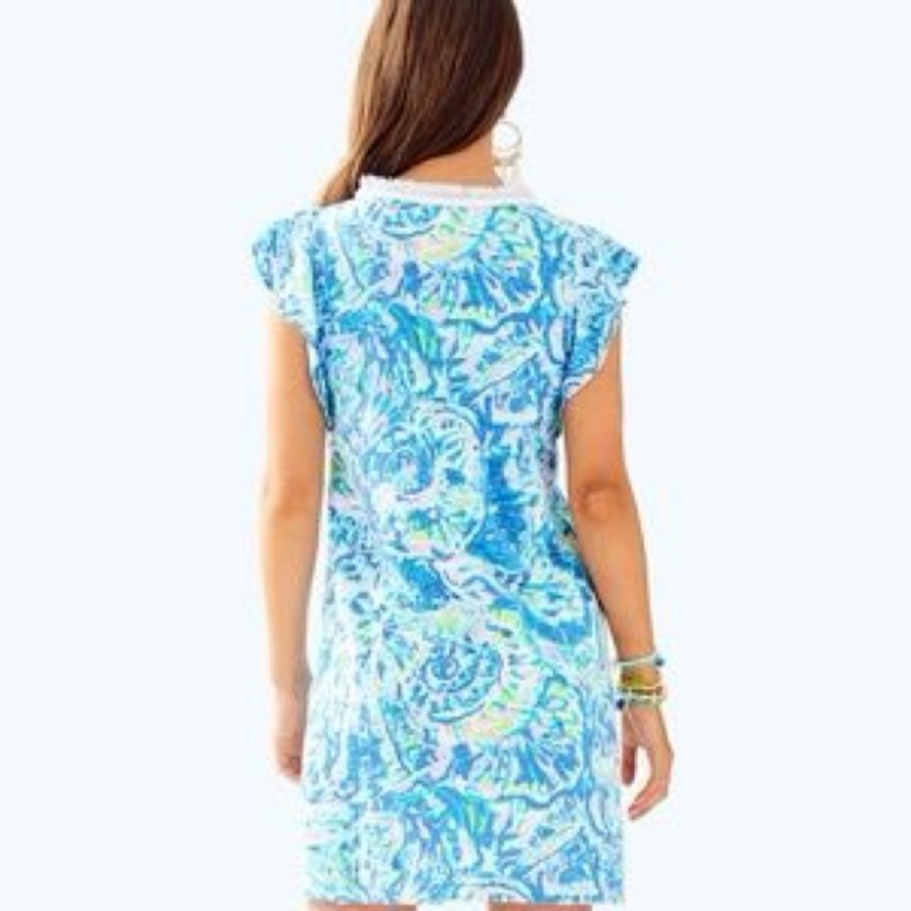 Lilly Pulitzer “Zandra” Dress – Medium – Blue/Green - Picture 3 of 9